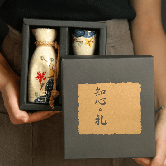Sakura Ceramic Sake Set – view 2