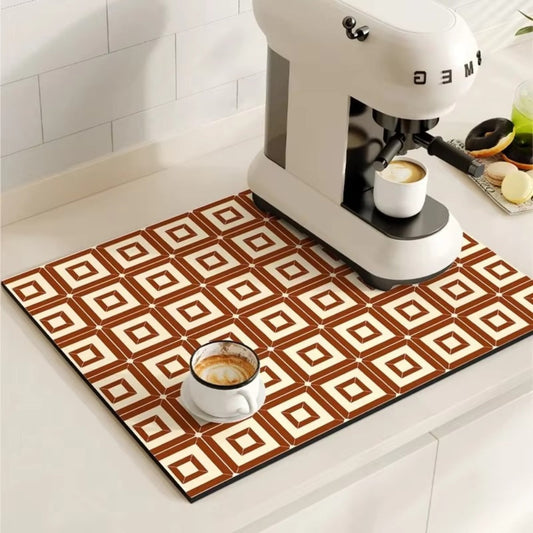 Retro Coffee-Bar Drying Mat – view 2
