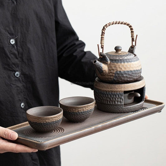 Wabi Sabi Tea Set with Warmer – view 2
