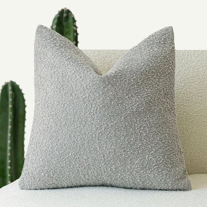 Bouclé cushion cover with a soft looped texture – view 11