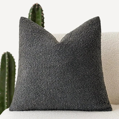 Bouclé cushion cover with a soft looped texture – view 12