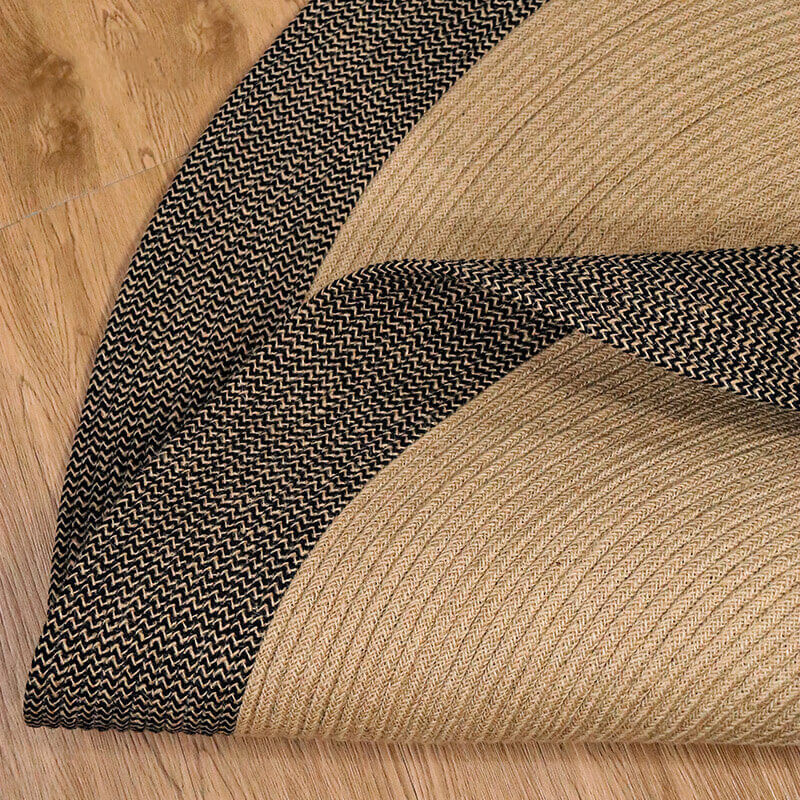 Round Braided Jute Rug – view 8