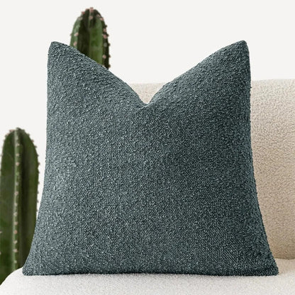 Bouclé cushion cover with a soft looped texture – view 14