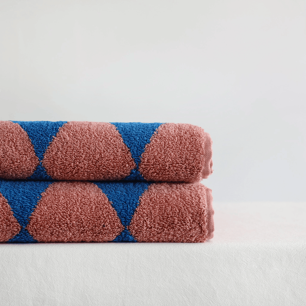 Blue Striped Cotton Towel – view 3