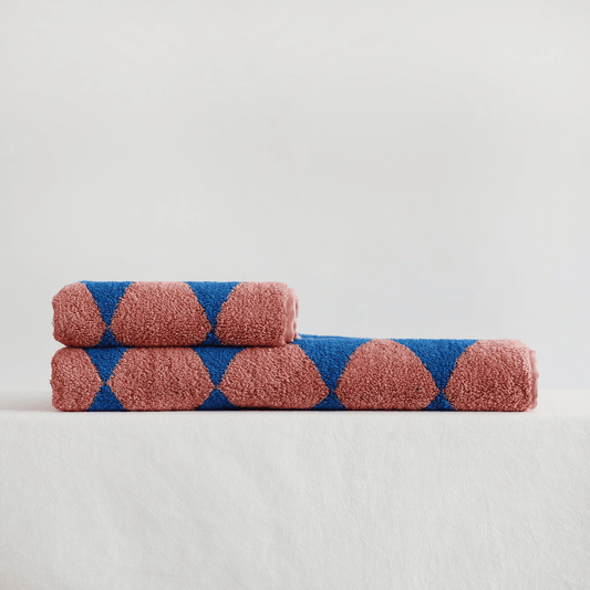 Blue Striped Cotton Towel