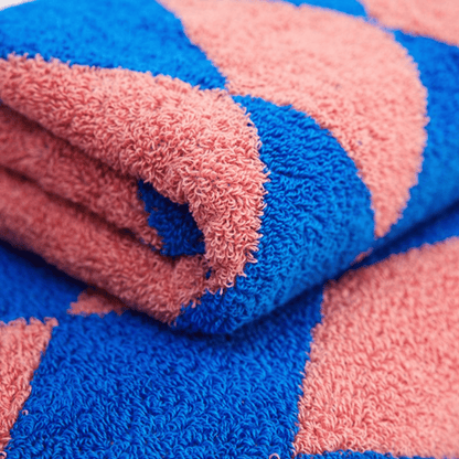Blue Striped Cotton Towel – view 6