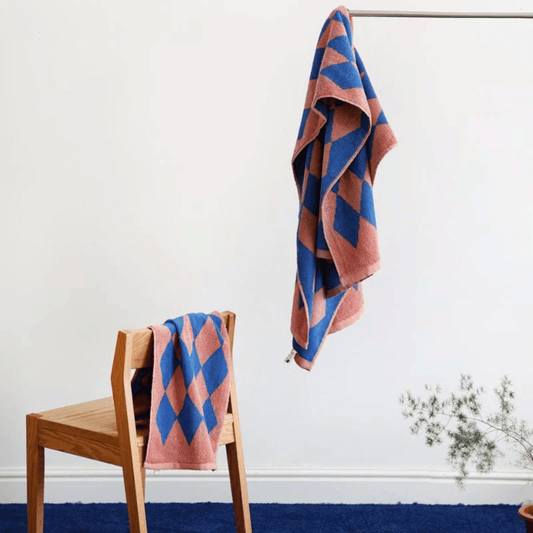 Blue Striped Cotton Towel – view 2