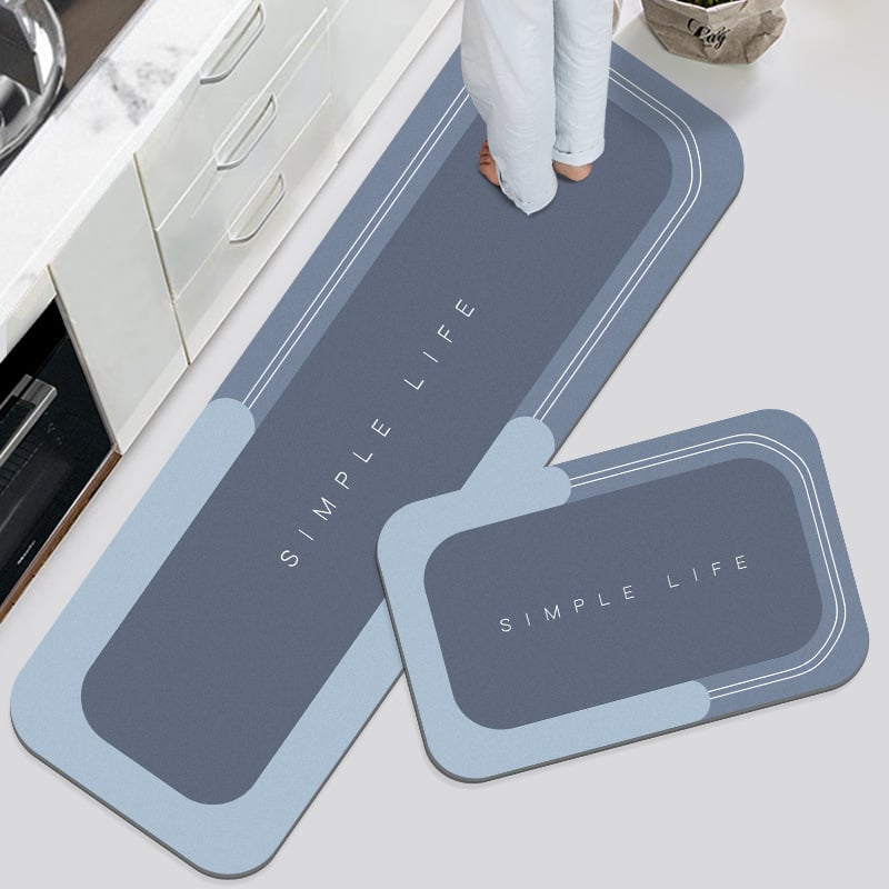 Patterned Absorbent Bath Mat – view 2