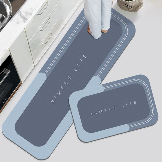 Patterned Absorbent Bath Mat – view 2