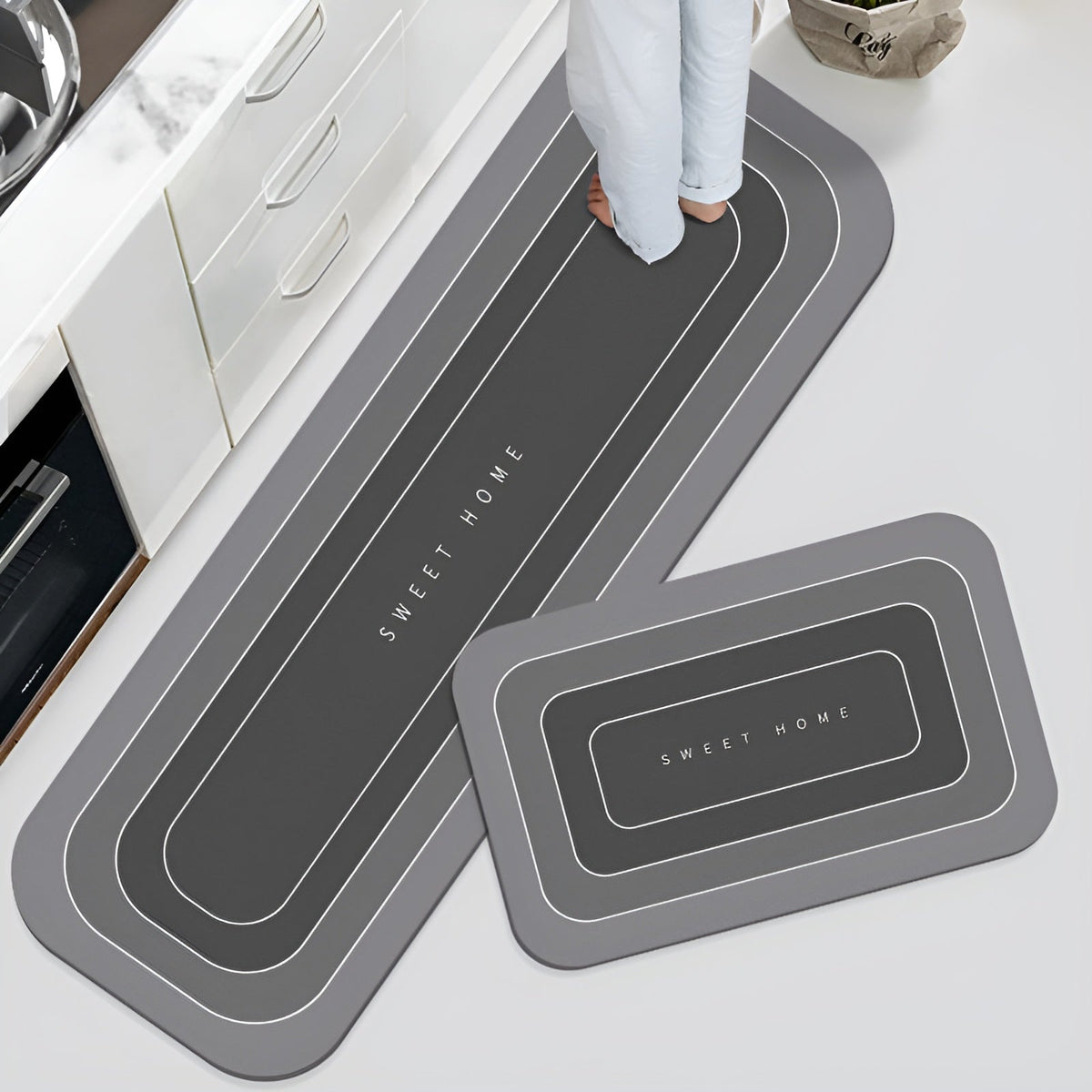 Patterned Absorbent Bath Mat