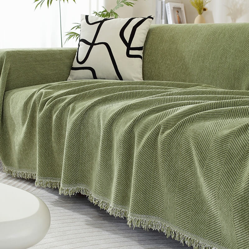 Chenille Herringbone Throw – view 4