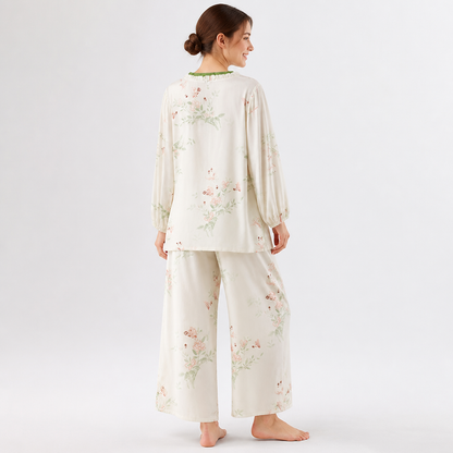 Liora — Women’s Bamboo Kimono Pajamas Set with Breathable Soft Fabric Eideris