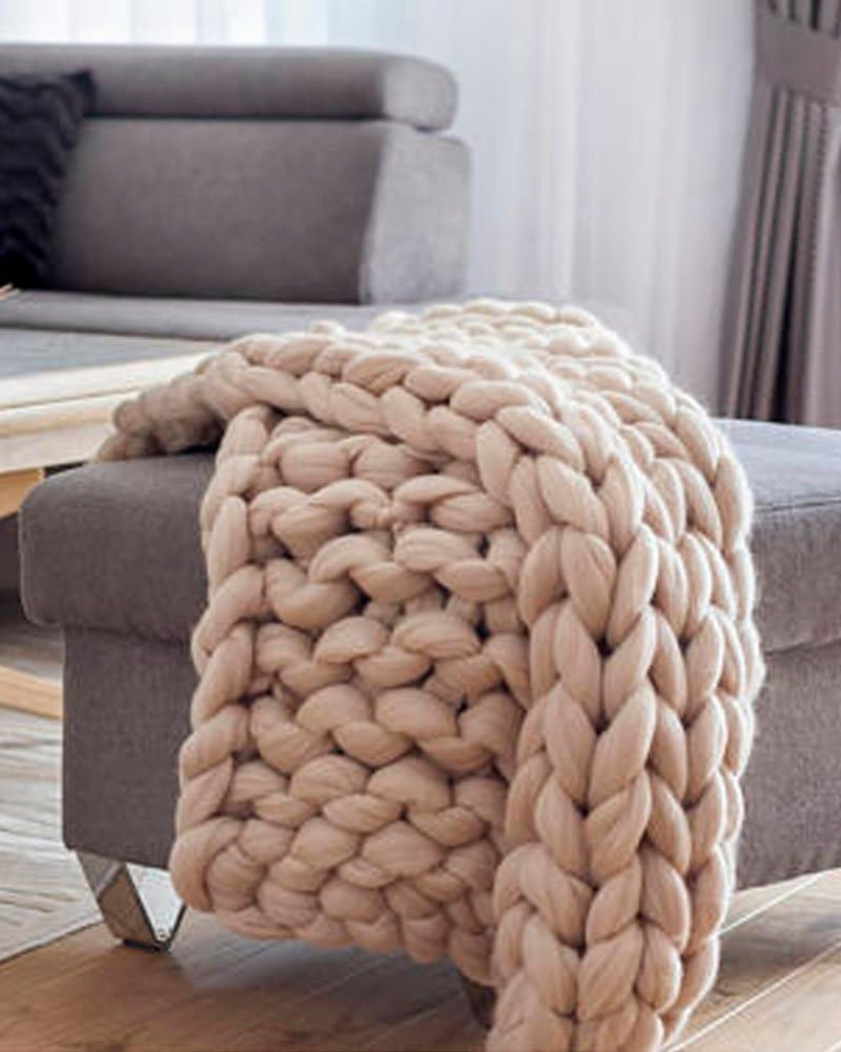 Chunky Chenille Throw – view 3