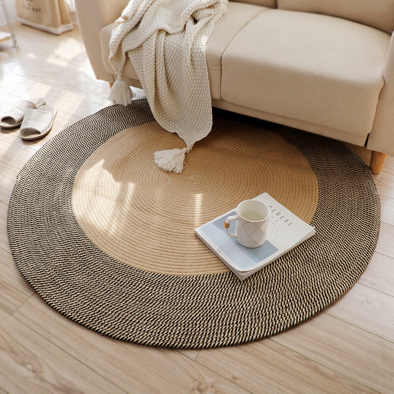Round Braided Jute Rug – view 9