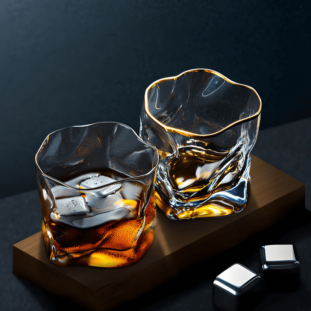 Gold Accent Crystal Whisky Glass Set – view 2