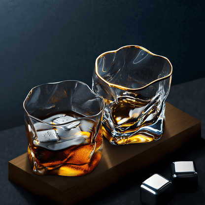 Gold Accent Crystal Whisky Glass Set – view 2