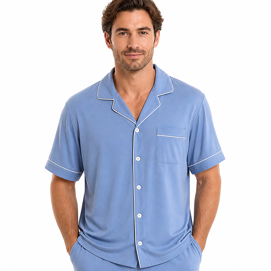 Velaro Bamboo Sleepwear — Men’s Breathable Pajamas for Warm Seasons Eideris