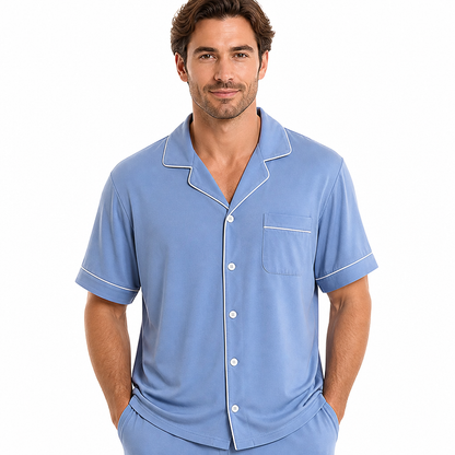 Velaro Bamboo Sleepwear — Men’s Breathable Pajamas for Warm Seasons Eideris