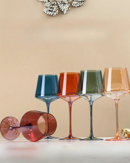 Rainbow Wine Glass Set – 6-Piece – view 4