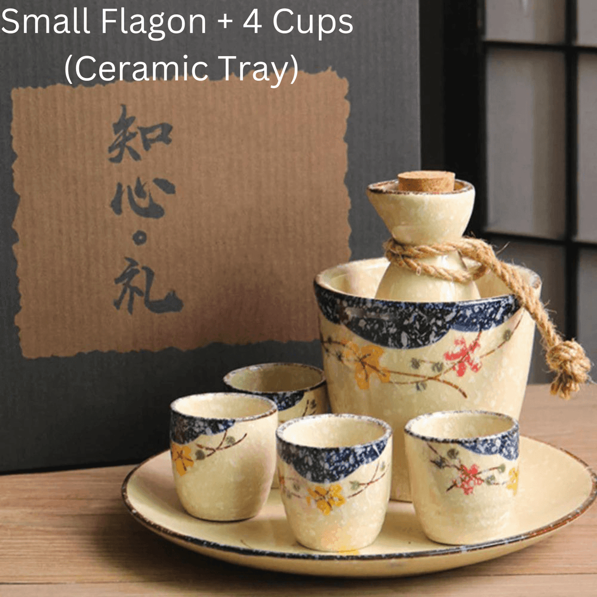 Sakura Ceramic Sake Set – view 11