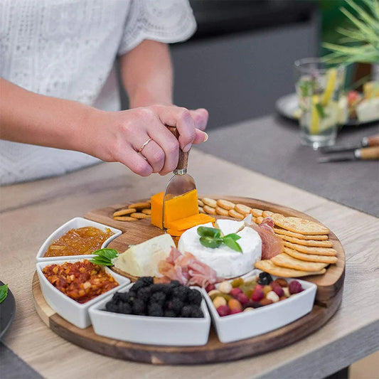 Acacia Cheese Board Serving Set – view 2