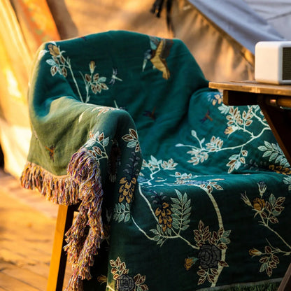 Jacquard Cotton Gauze Throw – view 5