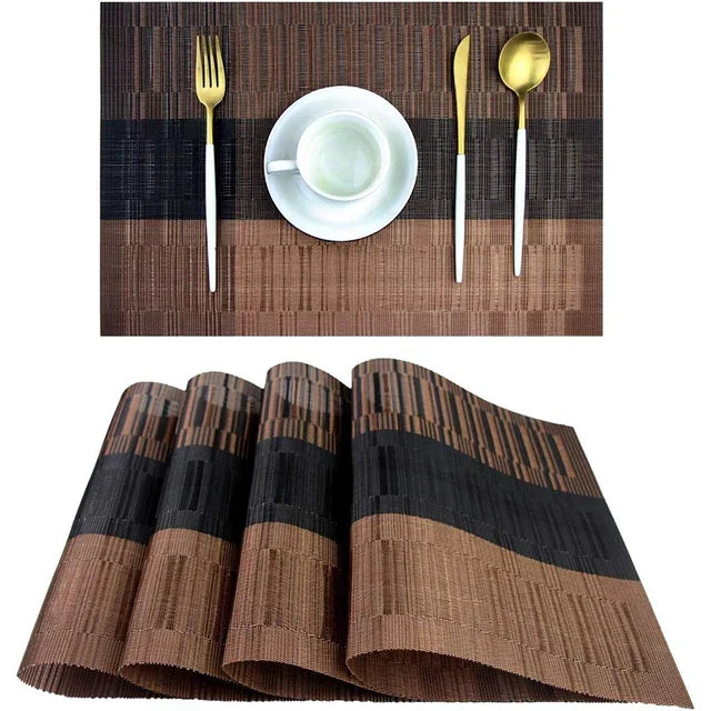 Woven Placemat Set – 4-Piece