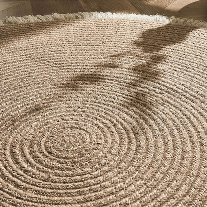 Round Braided Jute Rug – view 3