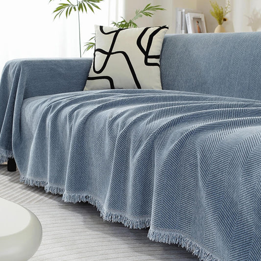 Chenille Herringbone Throw
