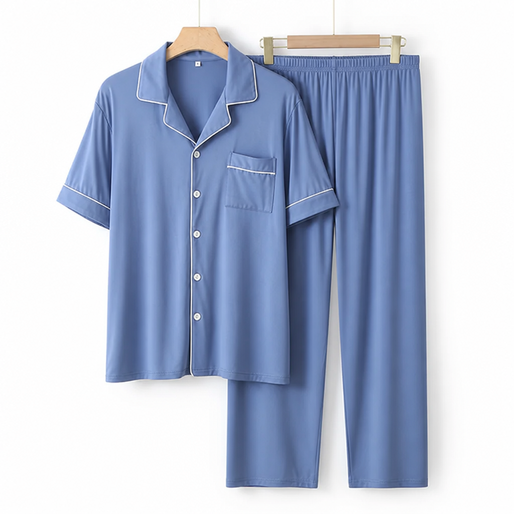 Velaro Bamboo Sleepwear — Men’s Breathable Pajamas for Warm Seasons Eideris
