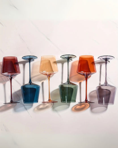 Rainbow Wine Glass Set – 6-Piece – view 5
