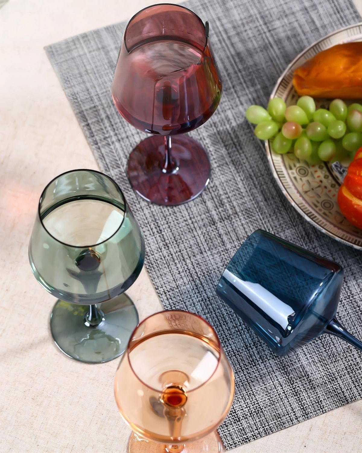 Rainbow Wine Glass Set – 6-Piece – view 6