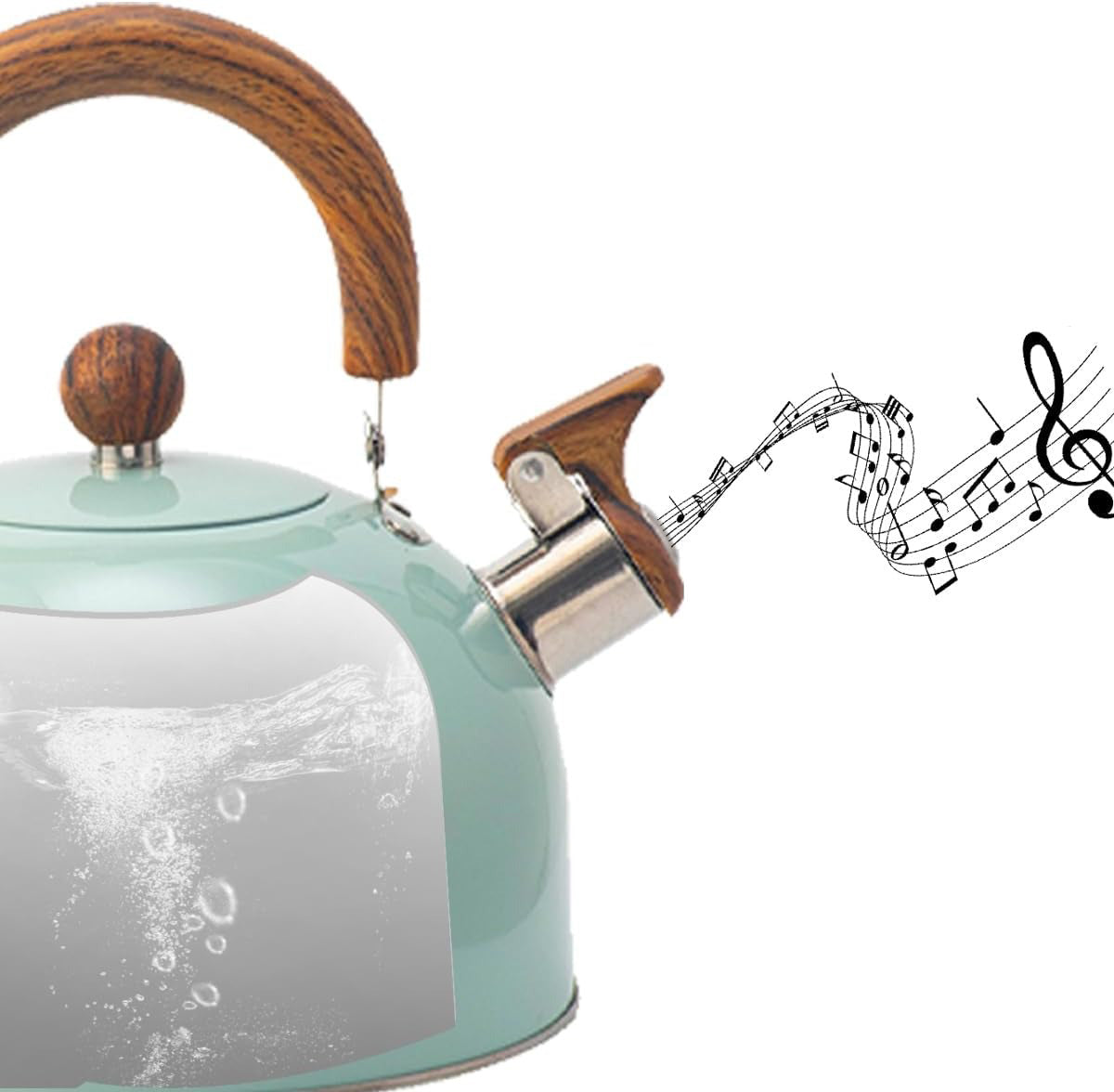 Stainless Steel Whistling Kettle – view 3