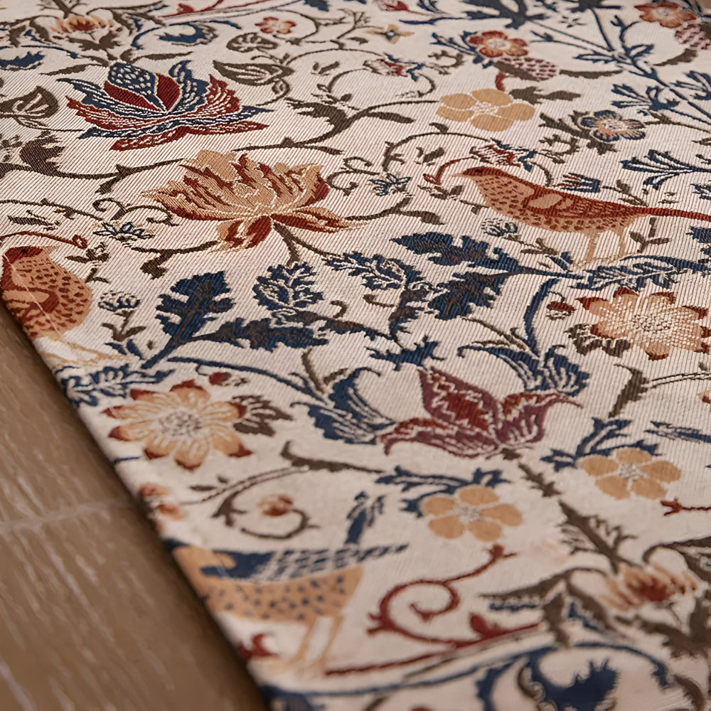 Bird & Floral Jacquard Table Runner – view 5