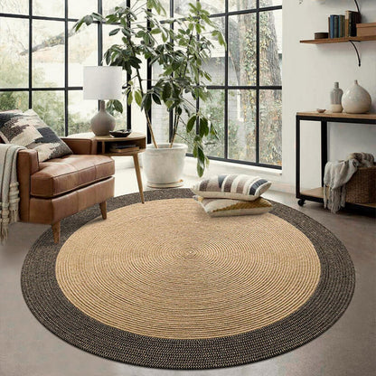 Round Braided Jute Rug – view 10