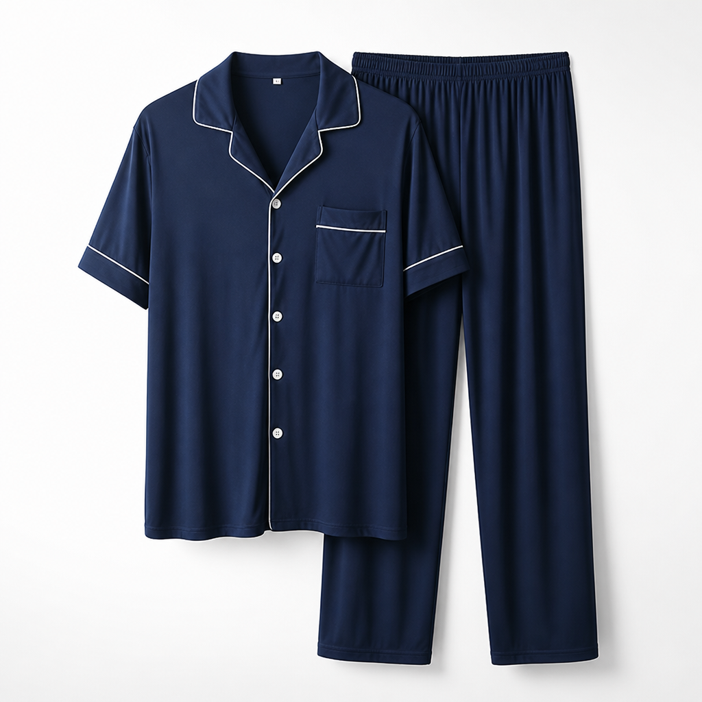 Velaro Bamboo Sleepwear — Men’s Breathable Pajamas for Warm Seasons Eideris