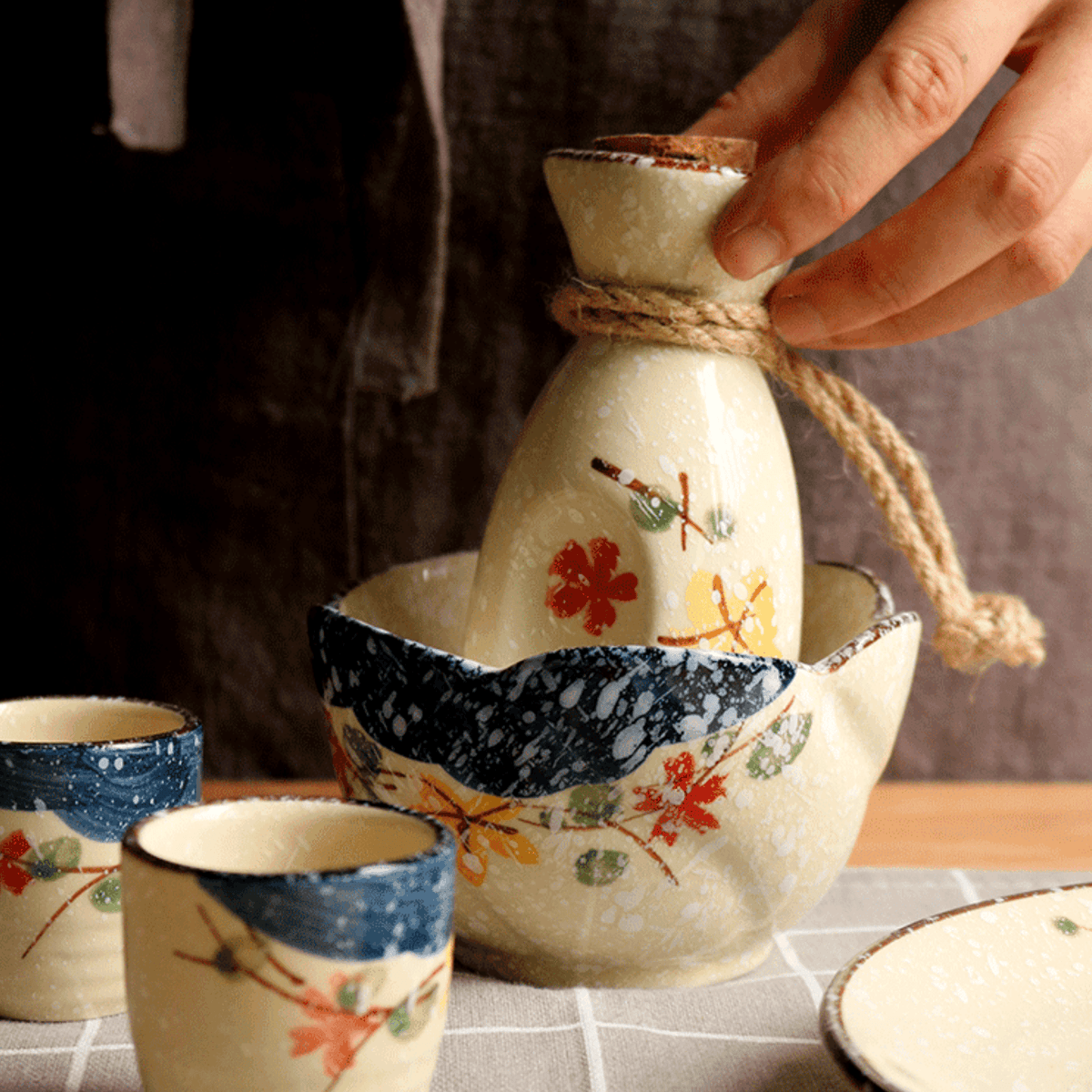 Sakura Ceramic Sake Set – view 6