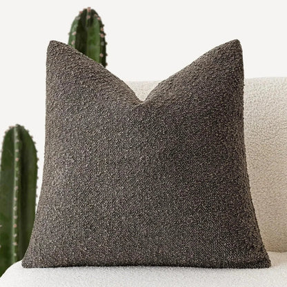 Bouclé cushion cover with a soft looped texture – view 10