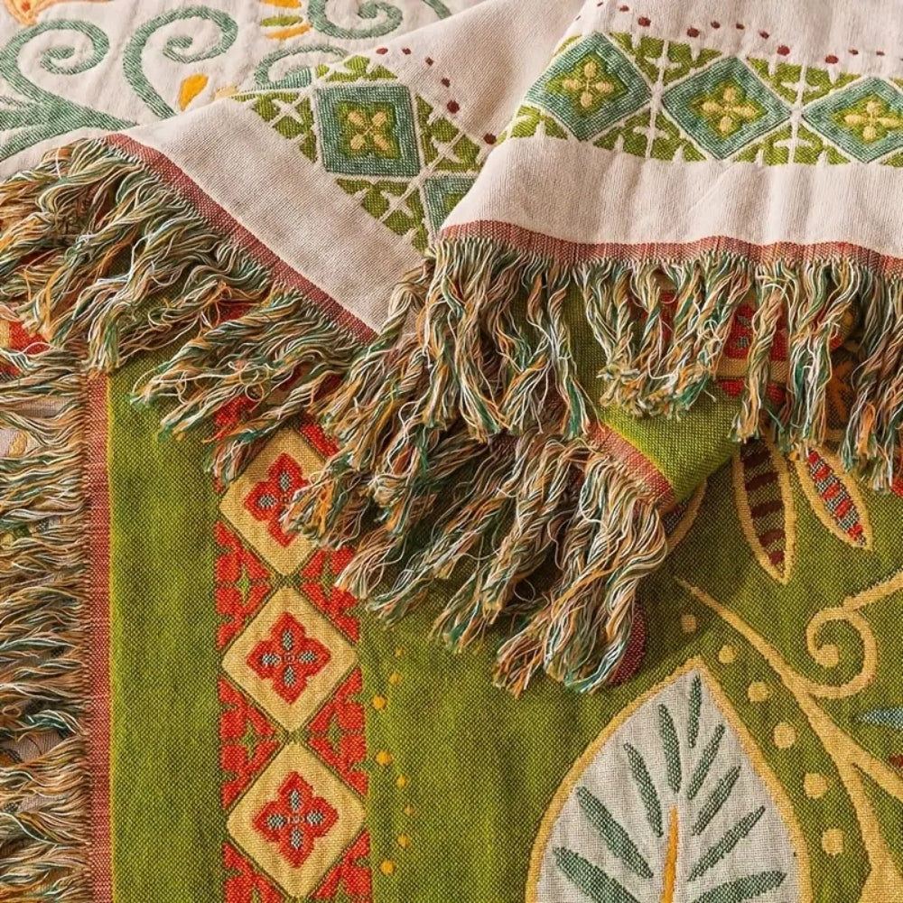 Reversible Autumn Leaf Throw – view 6