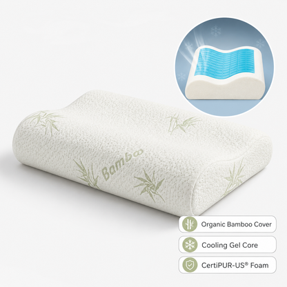 EiderWeave™ Bamboo Memory Foam Pillow Eideris
