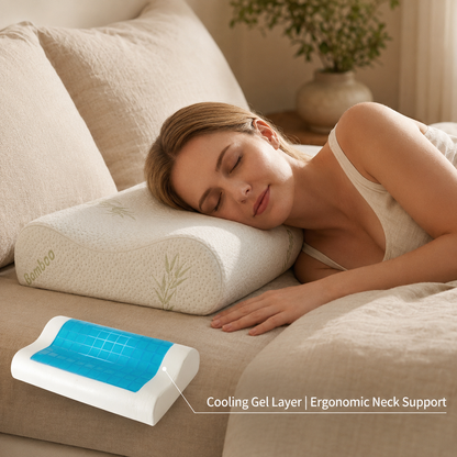 EiderWeave™ Bamboo Memory Foam Pillow Eideris