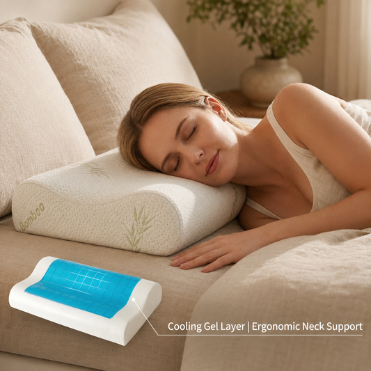 EiderWeave™ Bamboo Memory Foam Pillow Eideris