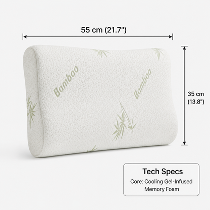 EiderWeave™ Bamboo Memory Foam Pillow Eideris