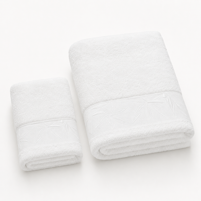 EiderWeave™ Bamboo Towel Set  White