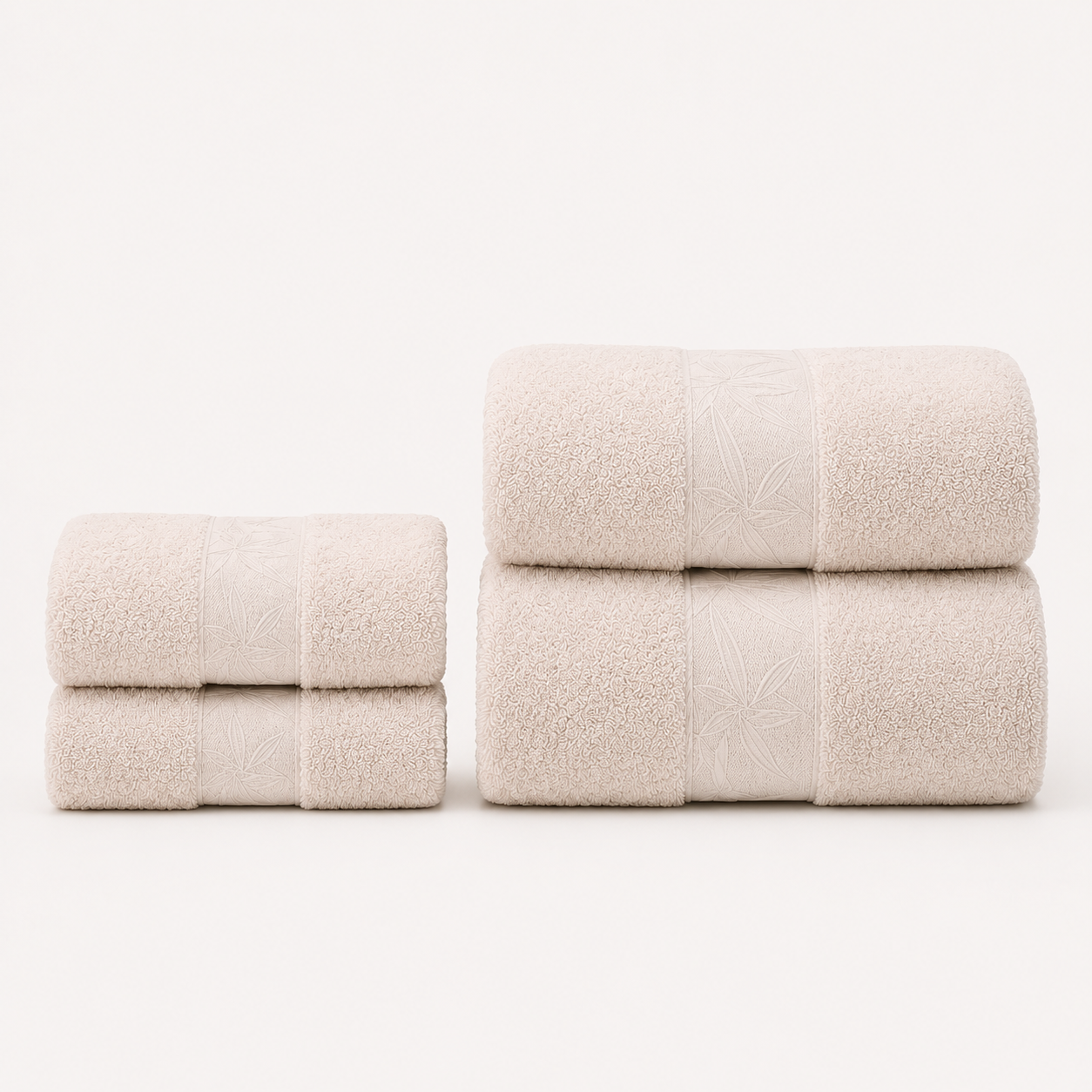 EiderWeave™ Bamboo Towel Set – Duo Oat