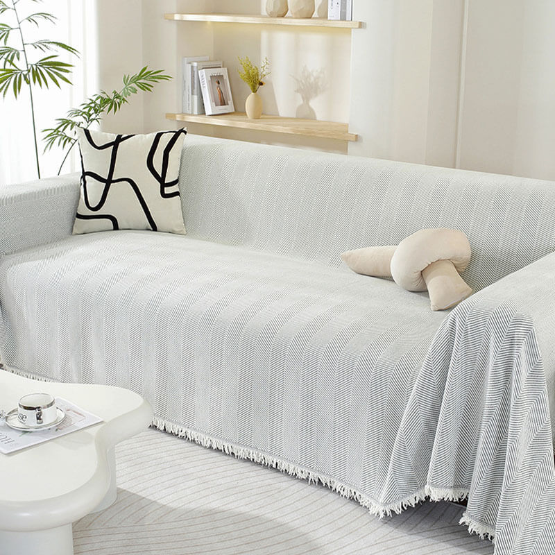 Chenille Herringbone Throw – view 9