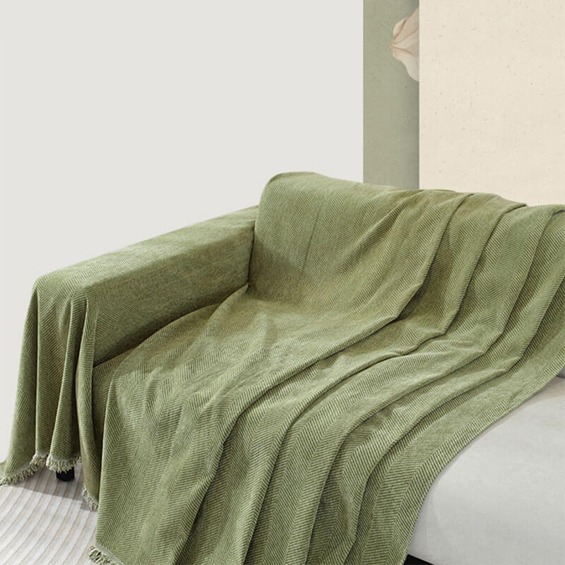 Chenille Herringbone Throw – view 10