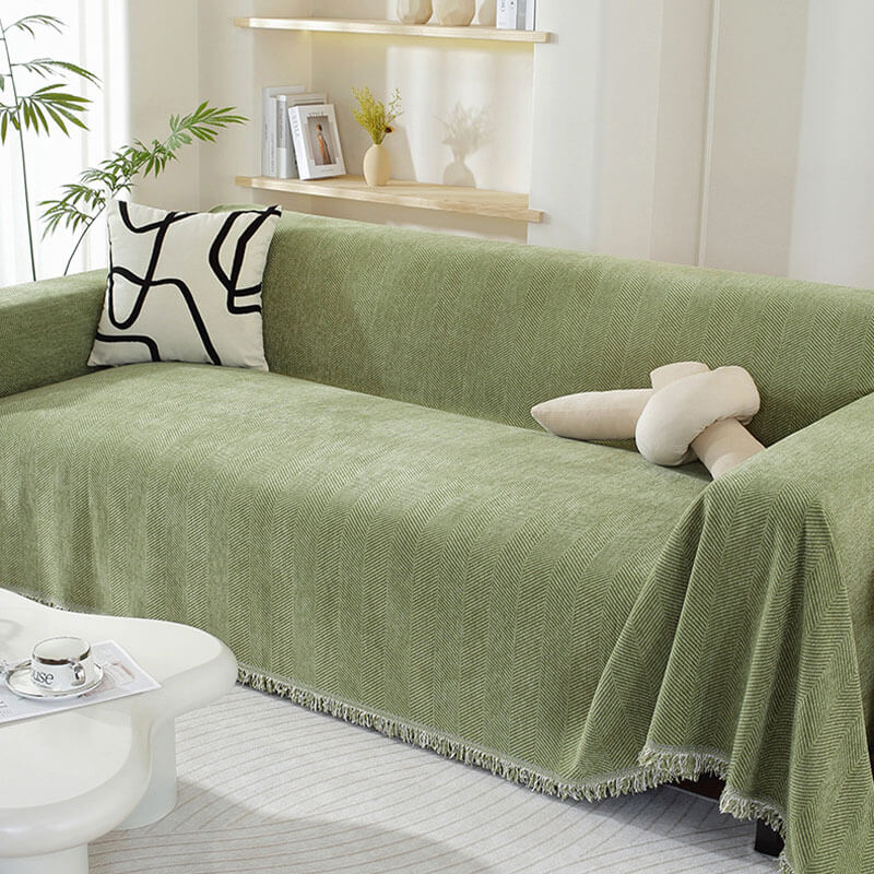 Chenille Herringbone Throw – view 5