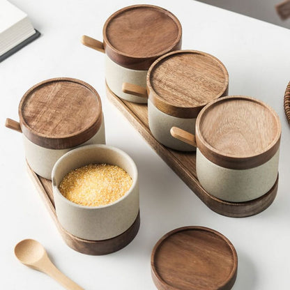 Ceramic Storage Jar Set – view 4