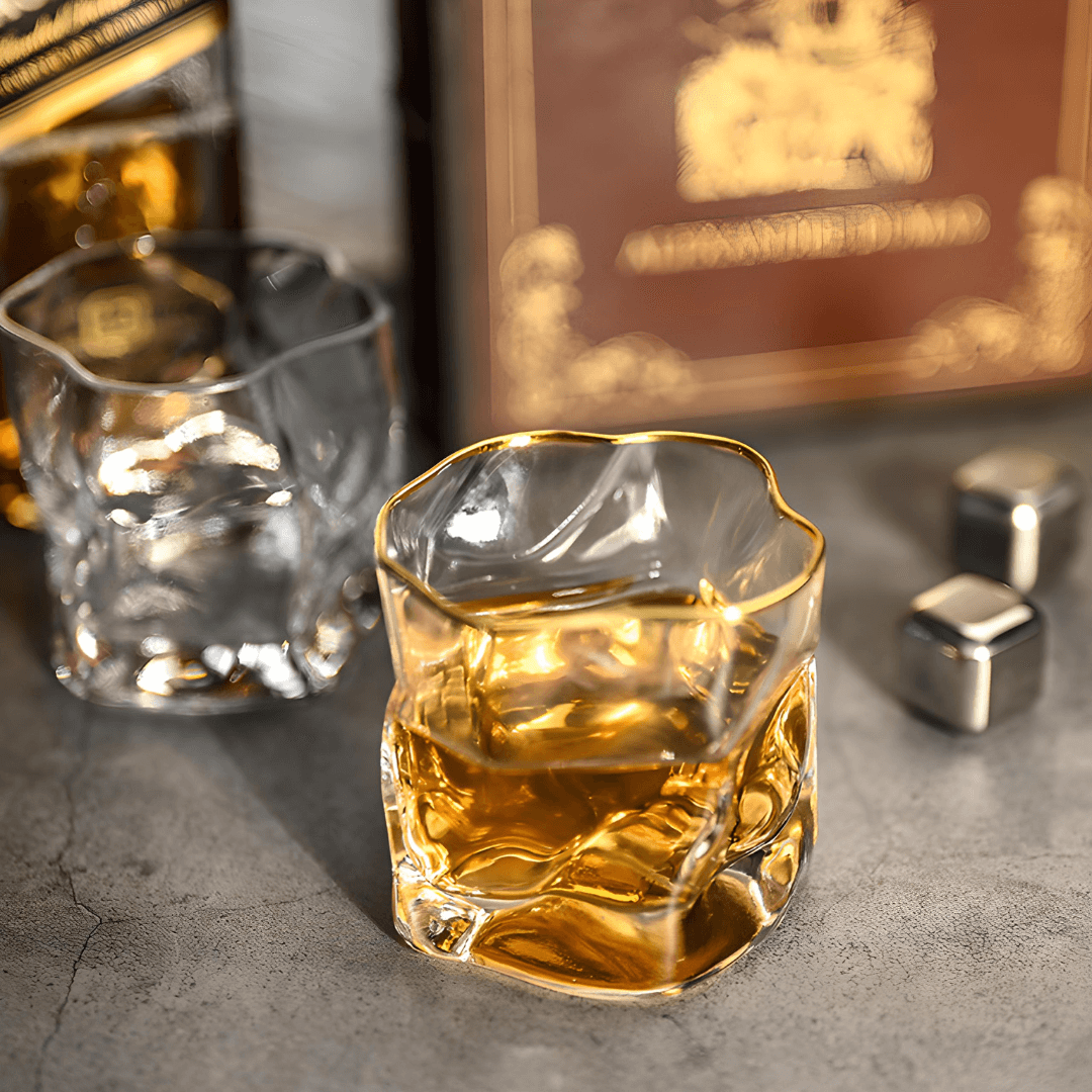 Gold Accent Crystal Whisky Glass Set – view 11